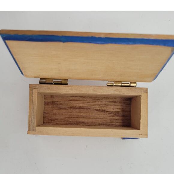 Vintage Miniature Dollhouse Chadwick-Miller Pennsylvania Dutch Wood Hope Chest - Picture 7 of 9